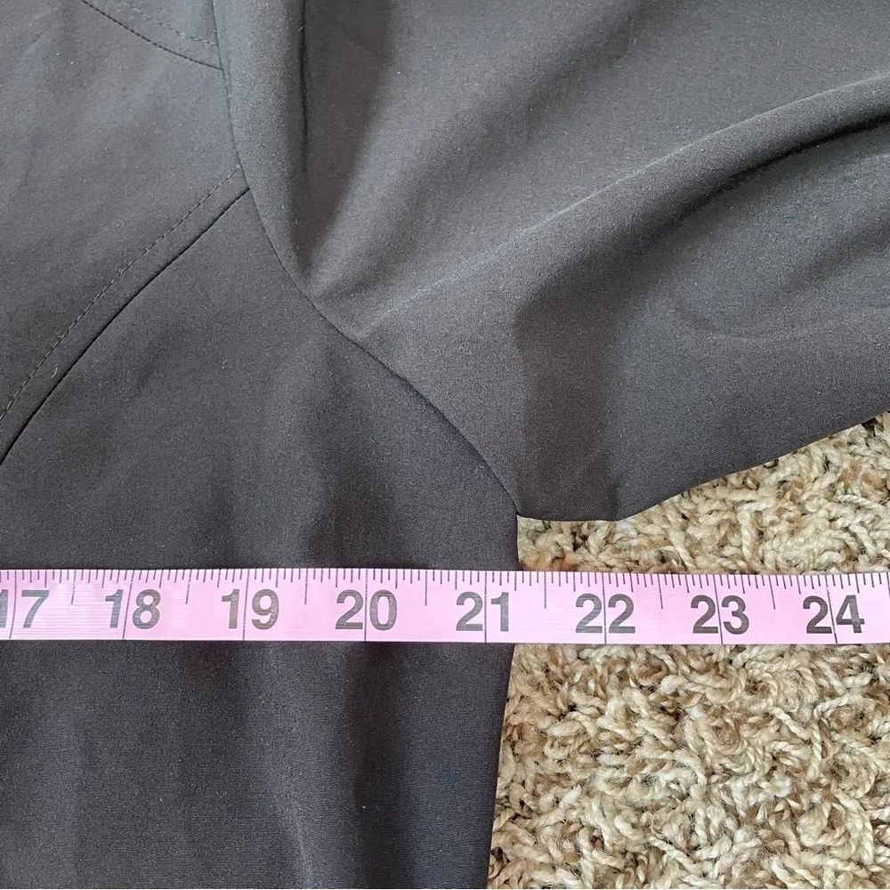 Zenergy by Chico’s 2 Women’s Size Large Black Lightweight Full‎ Zip Jacket EUC